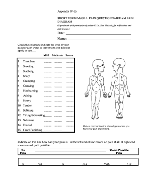 McGill Pain Questionnaire