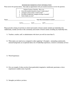 Communication letter for interview - INTERVIEW QUESTIONS FOR LETTER OF RECOMMENDATION - media district112