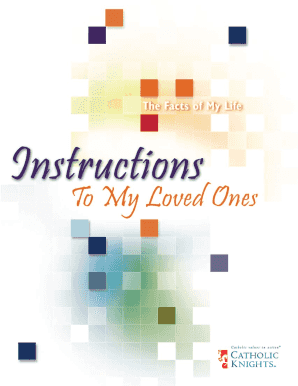 Estate Planning and Funeral Wishes Document