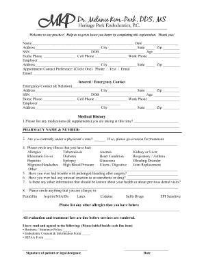 Patient Registration Form