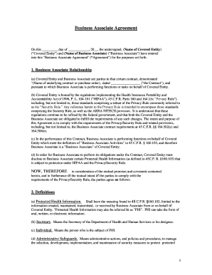 Business Associate Agreement