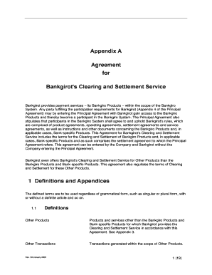 Appendix A Agreement - be-giroseb