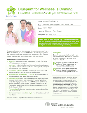 Blueprint for Wellness Program Registration