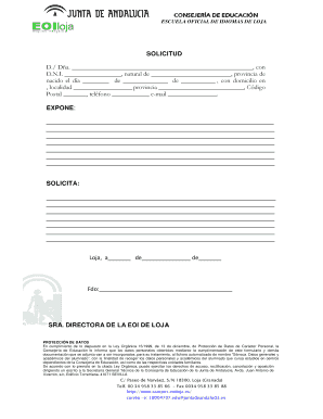 Solicitud