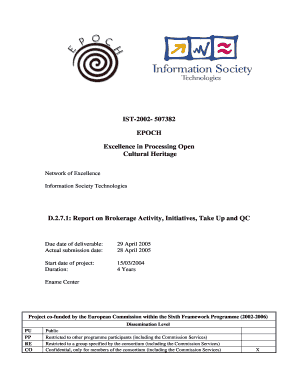 IST-2002- 507382 EPOCH Excellence in Processing Open Cultural - public-repository epoch-net