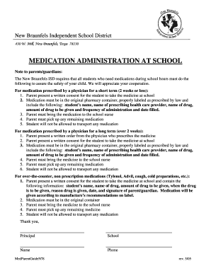 Medication Administration at School