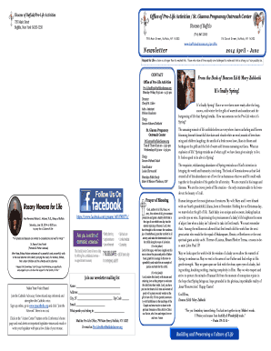 Pro-Life Newsletter
