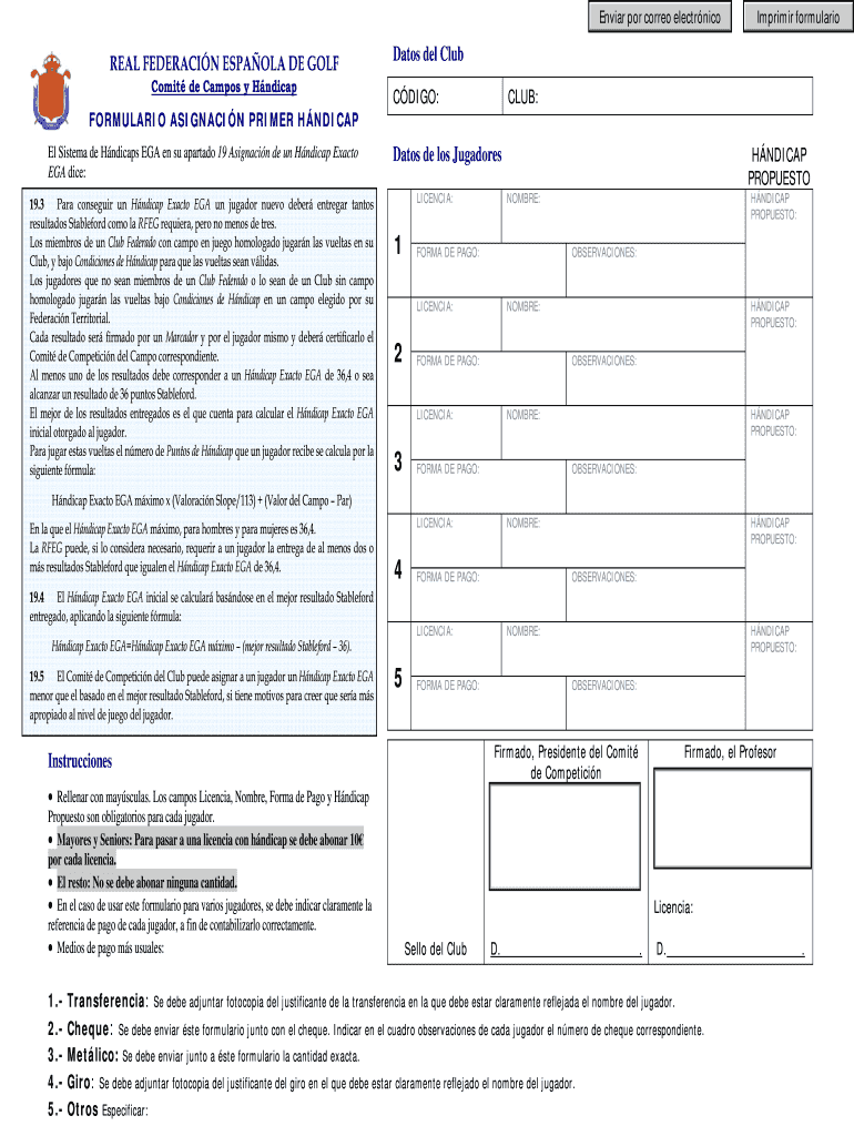 Formulario Asignaciones def doc Vista previa en la página 1