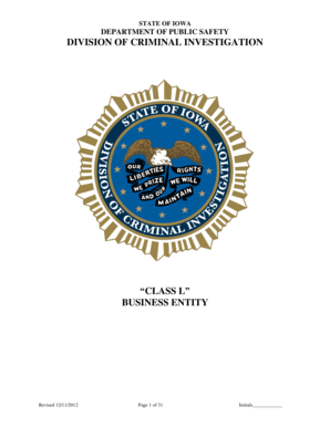 Iowa Business License Application