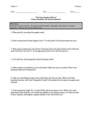 English 11 Literary Response and Analysis