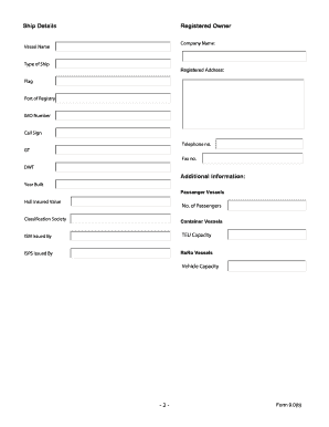 Application for Membership – Part Two