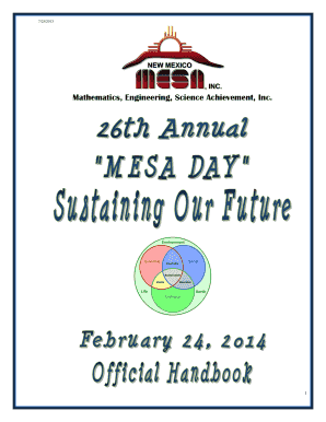 26th Annual MESA DAY - nmmesa