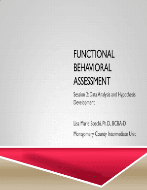 Functional behavioral assessment - sdstorg