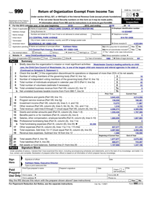 Form 990 Return of Organization Exempt From Income Tax