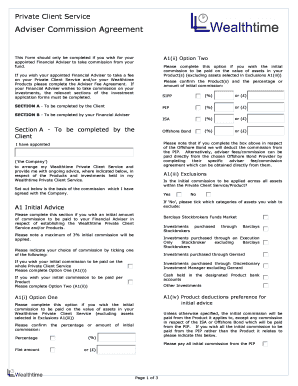 Adviser Commission Agreement