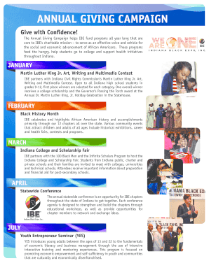 Annual Giving Campaign Donation Form
