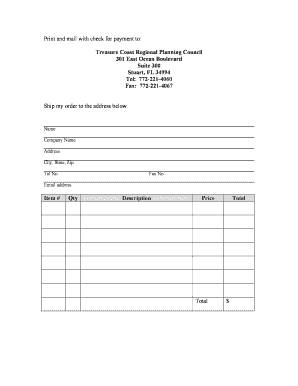 Order Form