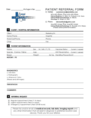 Patient Referral Form