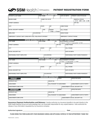 Patient Registration Form