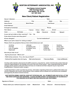 New Client/Patient Registration Form
