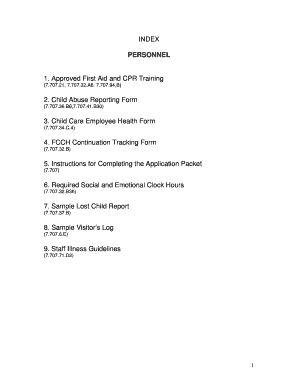 Child Abuse Reporting Form