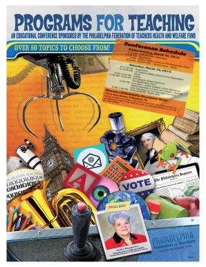 PFT Health & Welfare Fund Conference Pre-Registration Form