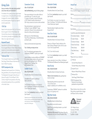Museum Membership Application Form