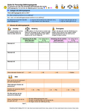 Personal Decision Guide for Health and Social Choices