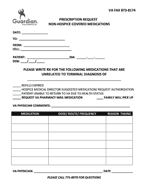 Prescription Request Form