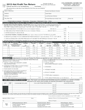Cleveland Municipal Income Tax Return