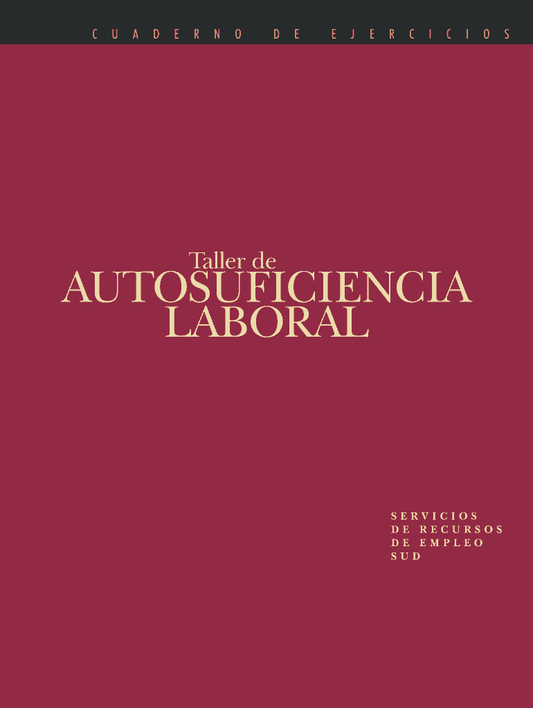 Taller de AUTOSUFICIENCIA LABORAL - ldsjobsorg Vista previa en la página 1
