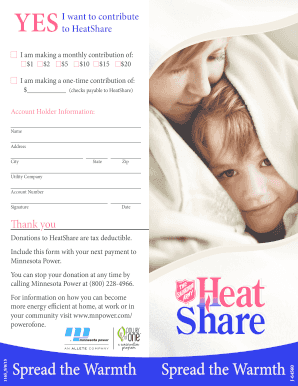 HeatShare Donation Form