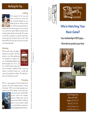 South Dakota Cattlemen's Association Membership Form