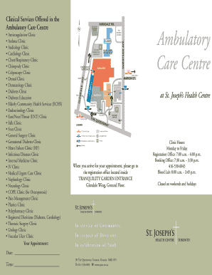 Ambulatory Care Centre Clinic Services