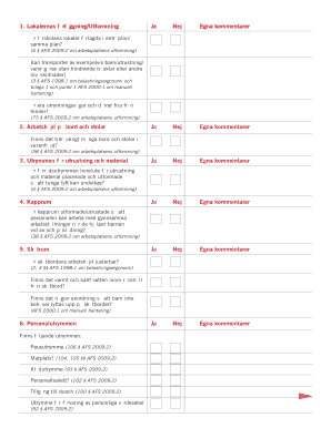 Preschool Work Environment Checklist