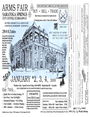 New Eastcoast Arms Collectors Association Membership Form