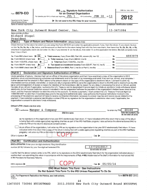 Form 990 2012