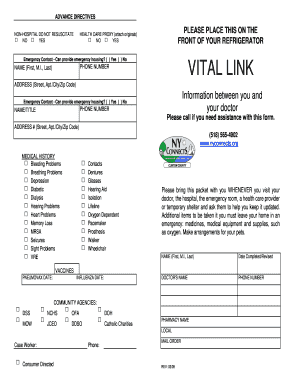 New York Advance Directives Form