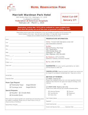 Hotel Reservation Form