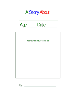 Child Development Story Booklet