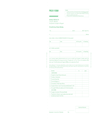 Sembcorp Industries Annual Report 2010 Proxy Form