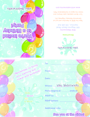 Birthday Party Invitation