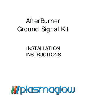AfterBurner Ground Signal Kit Installation Instructions