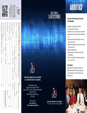Officers' Christian Fellowship Membership Application