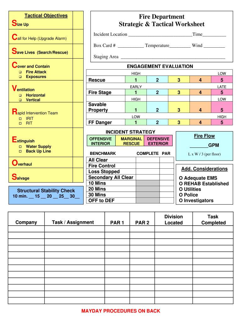 Incident Command Tactical Worksheet Pdf - Fill Online, Printable, Fillable,  Blank | pdfFiller