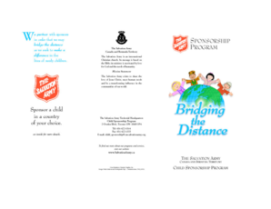 Child Sponsorship Application Form