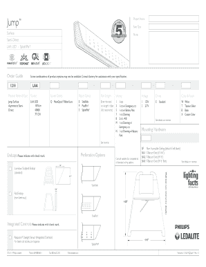 Jump Surface LAA LED Order Guide