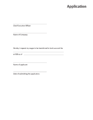 Wage Transfer Application