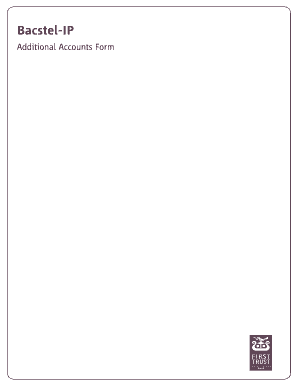 Bacstel-IP Additional Accounts Form