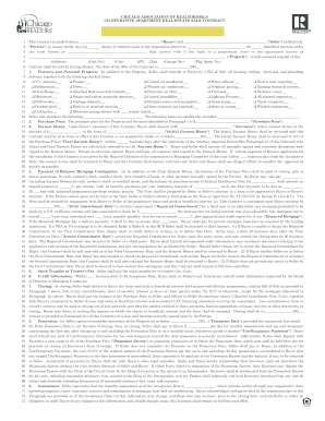 Chicago Cooperative Apartment Sale Contract